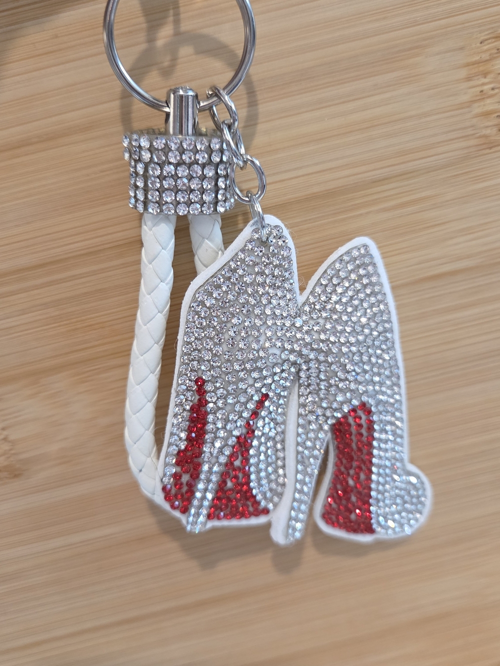 👠 Rhinestone Red Bottom High Heel Shoe Keychain / Bag Charm 👠